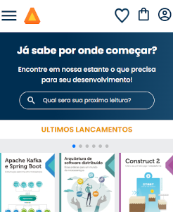 Print do projeto Alura Books